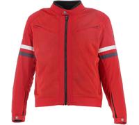 Helstons Monaco Air Blouson textile de moto, rouge, taille M pour homme