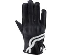 Helstons Mora Gants de moto, Noir/Blanc/Gris, Taille 9