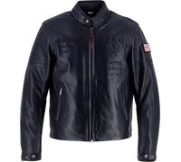 Helstons Nashville Blouson de moto en cuir, noir, Taille XL