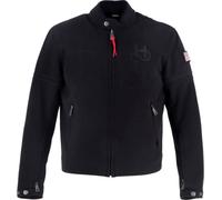 Helstons Nashville Toile Blouson textile de moto, noir, taille 3XL pour homme