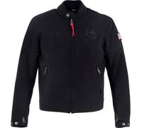 Helstons Nashville Toile Blouson textile de moto, noir, Taille 4XL