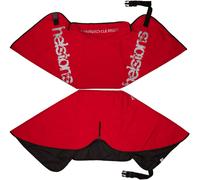 Helstons Pilote Protection contre la pluie pour les conducteurs de trottinettes, Rouge, Taille unique