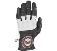 Helstons Piste Gants de moto d’été, Noir/Blanc, Taille 11