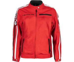 Helstons Queen Mesh Veste textile de moto de dames, Rouge, Taille XL