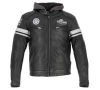 helstons Riposte Veste en cuir Noir L homme
