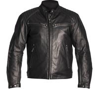 Helstons Rocket Blouson en cuir de moto, noir, Taille S