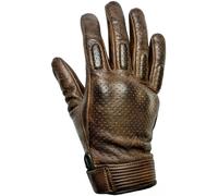 Helstons Side gants de moto d'été perforés, Marron, Taille 12