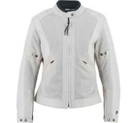 Helstons Stoner Evo Air Mesh Veste textile de moto pour femmes, Argent, Taille M