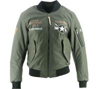 Helstons Tigresse Veste textile de moto pour femmes, Khaki/Noir, Taille 2XL
