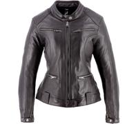 Helstons Vipere Veste en cuir de moto pour dames, Brun foncé, Taille M