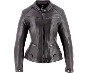 Helstons Vipere Veste en cuir de moto pour dames, brun, taille M pour femmes