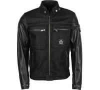 Helstons Winston Veste en cuir de moto, noir, Taille M
