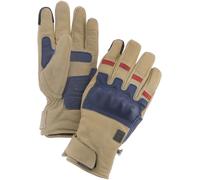 Helstons Wislay Gants de moto d’hiver, beige/bleu, Taille 11