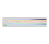HELU 29377 Conducteur individuel H05V-K 1 x 1 mm² bleu, blanc 100 m
