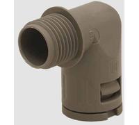 Helukabel 904842 HELUquick 90° M Raccord de tuyau noir M25 90° 1 pc., Gaine + protection pour câbles, Noir