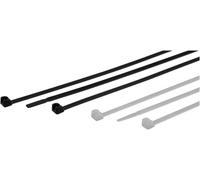 Helukabel 907028-1000 T-SKU 3-80 Serre-câble avec insert en acier 280 mm 3.5 mm noir avec languette métallique 1000 pc(s)