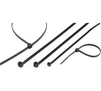 Helukabel 91086-500 TY27MX Serre-câble 340 mm 6.9 mm avec languette métallique, stabilisé aux UV 500 pc(s)