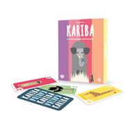 Helvetiq Kariba, Jeu de cartes de poche en italien - Stratégique pour 2 à 4 joueurs, de 6 ans - Les animaux les plus forts chassent les plus faibles dans un défi original dans la Savane