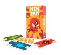 Helvetiq - Ninjan - Pierre Feuille Ciseaux Go ! Jeu De Cartes A Jouer - Recrutez des Ninjas pour créer la Meilleure Équipe et Remportez Le Plus De Points - pour 2 à 5 Joueurs - À Partir de 7 Ans