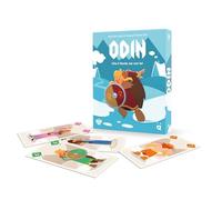 Helvetiq Odin, Jeu de cartes de poche en italien - Mémoire pour 2 à 6 joueurs, de 7 ans - rappelle les positions et récupère les objets volés lors d'un voyage amusant dans la mythologie nordique