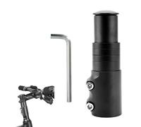 Helweet Rehausse Potence de Guidon, Rehausse Potence VTT, Extenseur Potences Vélo, Bicyclette Étendre Riser Adaptateur, Convient aux VTT et Vélos de Route, avec Clé Hexagonale, Noir