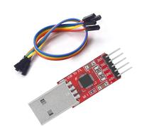 Helweet USB à TTL Adaptateur, Interface Série TTL, CP2102 USB to Serial Module, Convertisseur UART CP2102, RS-232, Adaptateur Convertisseur UART, Outil de Débogage Série Multifonctionnel