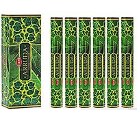 Hem Arruda Bâtons d'encens (120 bâtons, 6 boîtes à l'intérieur) - 22,9 cm de long, 20 g par boîte - Ambiance apaisante et harmonieuse | Favorise la tranquillité dans n'importe quel espace