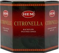 HEM - Backflow Incense Cones - Hand Crafted in India(Citronella)……