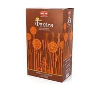 HEM Mantra Masala Lot de 12 bâtonnets d'encens Masala Agarbatti