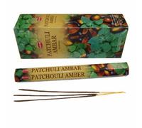 HEM Bâtonnets d'encens - Patchouli Amber - Patchouli Ambre - Relaxation - 1 Bâton