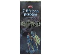 HEM Bâtons d'encens Les 7 Puissances Africaines - Lot de 3 boites de 8