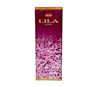 Hem Bâtons d'encens lilas (120 bâtons, 6 boîtes à l'intérieur) - 22,9 cm de long, 20 g par boîte - Parfait pour la méditation, les rituels et le nettoyage.