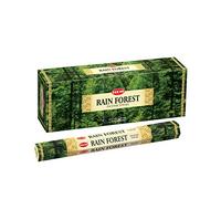 HEM Bâtons d'encens Rain Forest - (120 bâtons, 6 boîtes à l'intérieur) - 22,9 cm de long, 20 g par boîte, créant une atmosphère calme qui apaise l'esprit et élève vos sens.