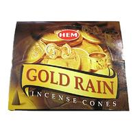 HEM Boite 10 cônes encens Gold Rain Pluie d'or