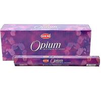 HEM Boîte à encens (6 Paquets = 120 bâtons) (Opium)