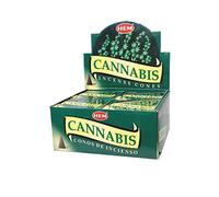 Hem Cannabis Lot de 6 cônes d'encens en Vrac 60 au Total