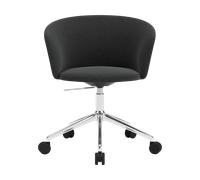 Hem Chaise de bureau Kendo Swivel à 5 roulettes Graphite-polished aluminium