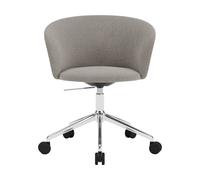 Hem Chaise de bureau Kendo Swivel à 5 roulettes Porcelain-polished aluminium