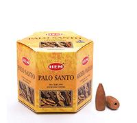 HEM - Cônes d'encens à refoulement - Fabriqués à la main en Inde (Palo Santo)