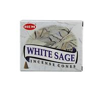 Hem - Cones ENCENS Sauge Blanche - Lot de 12 BOITES DE 10 Cones - Qualite SUPERIEURE