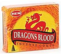 HEM Dragon`s Blood Incense Cones by Incense Cones