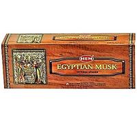 Hem Egyptian Musk Lot de 6 boîtes de 20 bâtonnets d’encens
