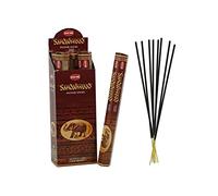 Hem Encens Bois de Santal Fait Main Noir Lot de 6 Boîtes/120 Bâtons