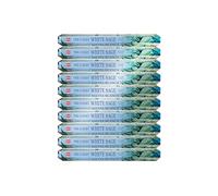 Hem - ENCENS Sauge Blanche - Lot de 10 BOITES DE 20 BATONS DE 20 G - Qualite SUPERIEURE