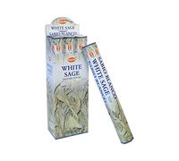 Hem - ENCENS Sauge Blanche - Lot DE 6 BOITES DE 20 BATONS DE 20 G - Qualite SUPERIEURE
