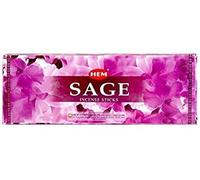 HEM Lot de 120 bâtonnets d'encens Salvia sauge (6 x 20 bâtons)