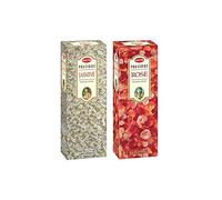 Hem Lot de 2 boîtes de bâtons d'encens Jasmin et rose 240 bâtonnets au total