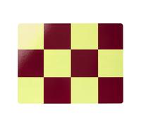 Hem Lot de 2 sets de table Check 30x40 cm Butter-burgundy