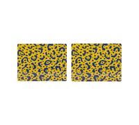 Hem Lot de 2 sets de table Monster 30x40 cm Ochre yellow-grey-black