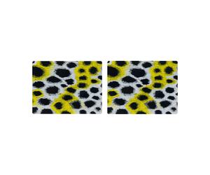 Hem Lot de 2 sets de table Monster 30x40 cm White-yellow-black
